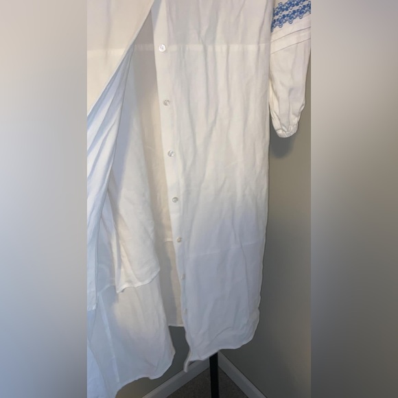 FRNCH Bohemian Embroidered Dress - White - Picture 11 of 15